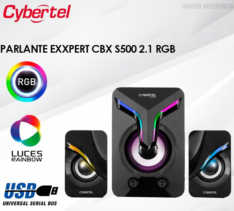 Parlante 2.1 cybertel exxpert CBX S500